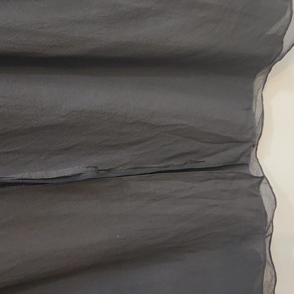 Eileen Fisher Sheer Silk Georgette Duster Jacket Size Medium Petite - Picture 8 of 9